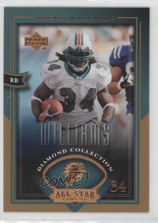 2004 Upper Deck Diamond Collection All-Star Lineup Ricky Williams #59 2p4