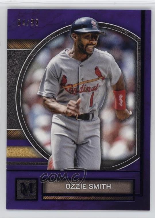 2025 Topps Museum Collection Amethyst 84/99 Ozzie Smith #33 HOF 04br