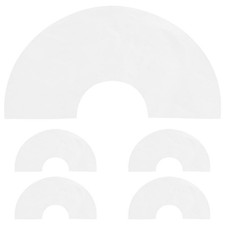 5 Pcs Thermal Transfer Blank Folding Fan Craft Kit Fans for Sublimation