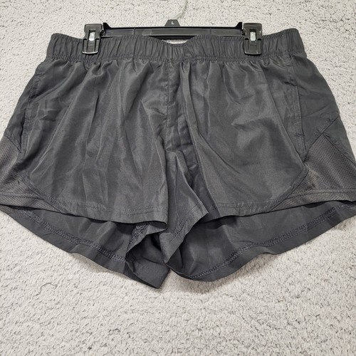 Athletic Works Active Shorts Womens Sz Large 12/14  Black Built-In Pants Pockets