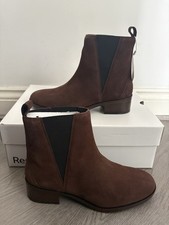 Image of Geox D Camexia Women’s Brown Suede Ankle Boots - Size UK 5 - New In Box