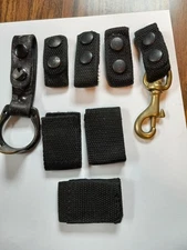 Lot of (8) Police Duty Belt Keepers