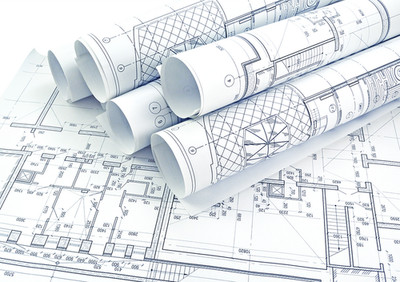 großformatiger CAD Plan Druck A0, A1, A2, A3 Grundstück (inkl. Farbe) Architektenplan