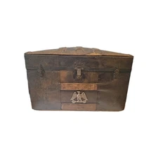 Antique Victorian Dome Top Trunk-Shipping Overcharge Will Be Refunded