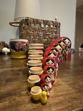 Matryoshka Nesting Doll Set of 10 Russian Nesting Dolls Wooden