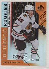 2018 SP Game Used Authentic Rookies Orange Rainbow /113 Carl Dahlstrom #121 6f7
