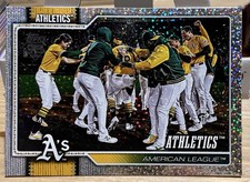 2026 Topps Series 1 Celebration Athletics Team Card #304 Confetti Foil