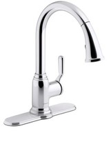 Kohler Sterling Ludington  Pull-down Polished Chrome Kitchen Faucet 24272-CP