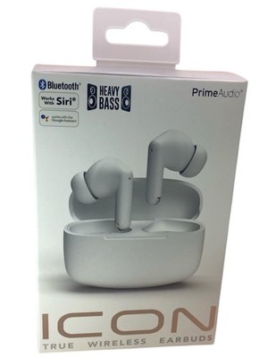 Prime Audio  Icon True Wireless Earbuds NEW in the Box - White