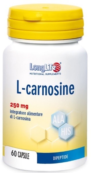 LongLife L-Carnosine 60 cps | Integratore Anti-Aging e Recupero Muscolare