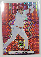 Shohei Ohtani 2022 Panini Mosaic Red Reactive Prizm #164 card Los Angeles Angels