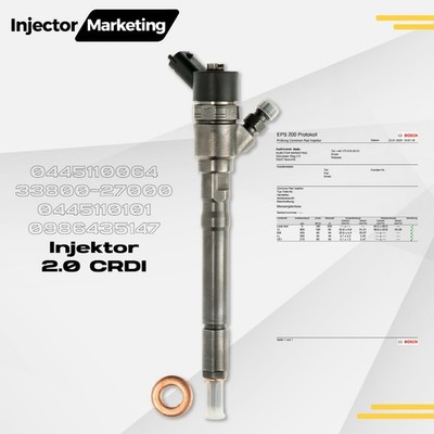 0445110064 Einspritzdüse Bosch CRDI Diesel Injector 33800-27000, 33800-27010