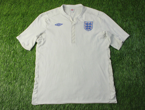 ENGLAND TEAM 2010/2012 FOOTBALL SOCCER SHIRT JERSEY HOME UMBRO ORIGINAL SIZE L