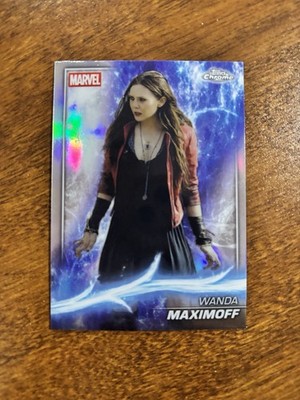  2025 Topps Chrome Marvel Studios Wanda Maximoff Refractor #52