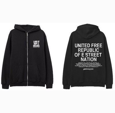 Bruce Springsteen Land Of Hope & Dreams 2026 Zip Hoodie