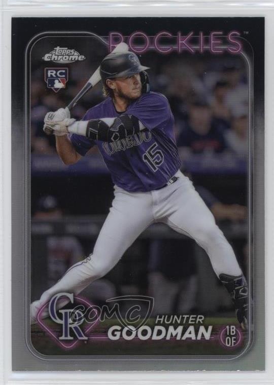 2024 Topps Chrome Refractor Hunter Goodman #99 0st9