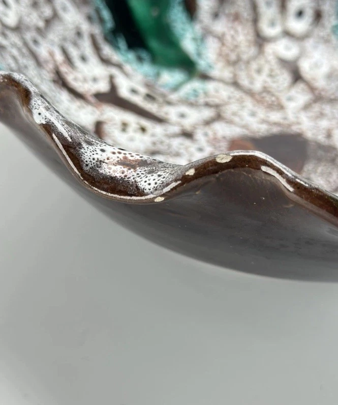 Large Vintage Vallauris Ceramic Fruit Bowl - Image 4 of 4