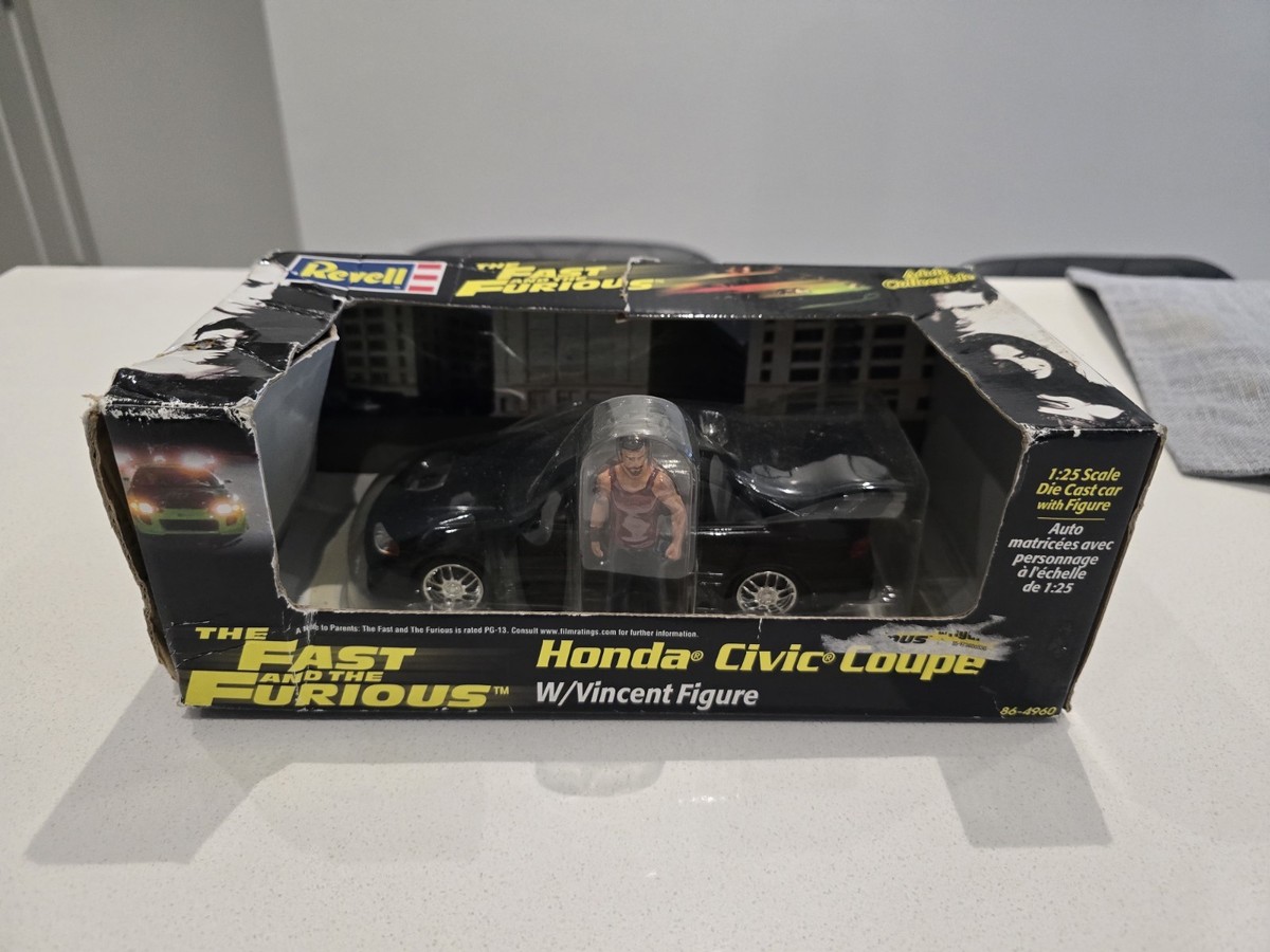 Revell Honda Civic Coupe 1/25 シビック EJ1 Revell 1:25 Scale Diecast Car Fast and Furious Honda Civic Coupe