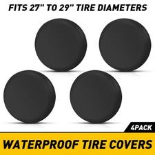 28"Inches Waterproof Tire Covers Wheel&Tyre RV Trailer Camper Sun Protector