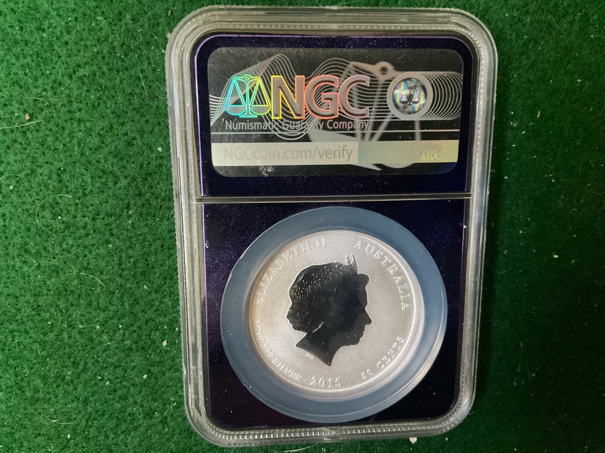 2015 P Silver Australia 50 Cent Year of the Goat MS70 - T28 | eBay