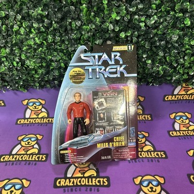 Chief Miles O'Brien Warp Factor Series STAR TREK Playmates Bandai VARIANT RED