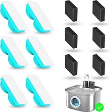 Cat Water Fountain Filter , 6 Filters and 6 Pre-Filter Sponges for 3.2L/108oz...