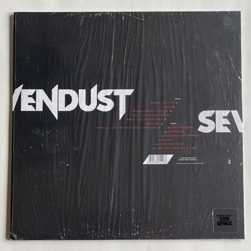 Sevendust Blood And Stone Red Black Cornetto Colored Vinyl - Picture 2 of 9