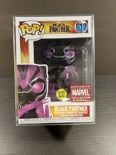 Funko Pop Black Panther Glow Exclusive #612