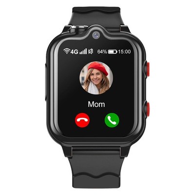 DDIOYIUR Kids Smart Watch 4G GPS WiFi SMS Call Black D351