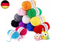 HäKelgarn 12 Farben 25G Acryl Wolle Zum HäKeln Stricken Handstrickgarn Sets A