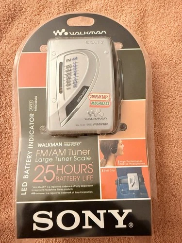 New Sealed Sony Walkman WM-FX197 AM/FM Mega Bass Cassette Player – NOS 2005 VTG