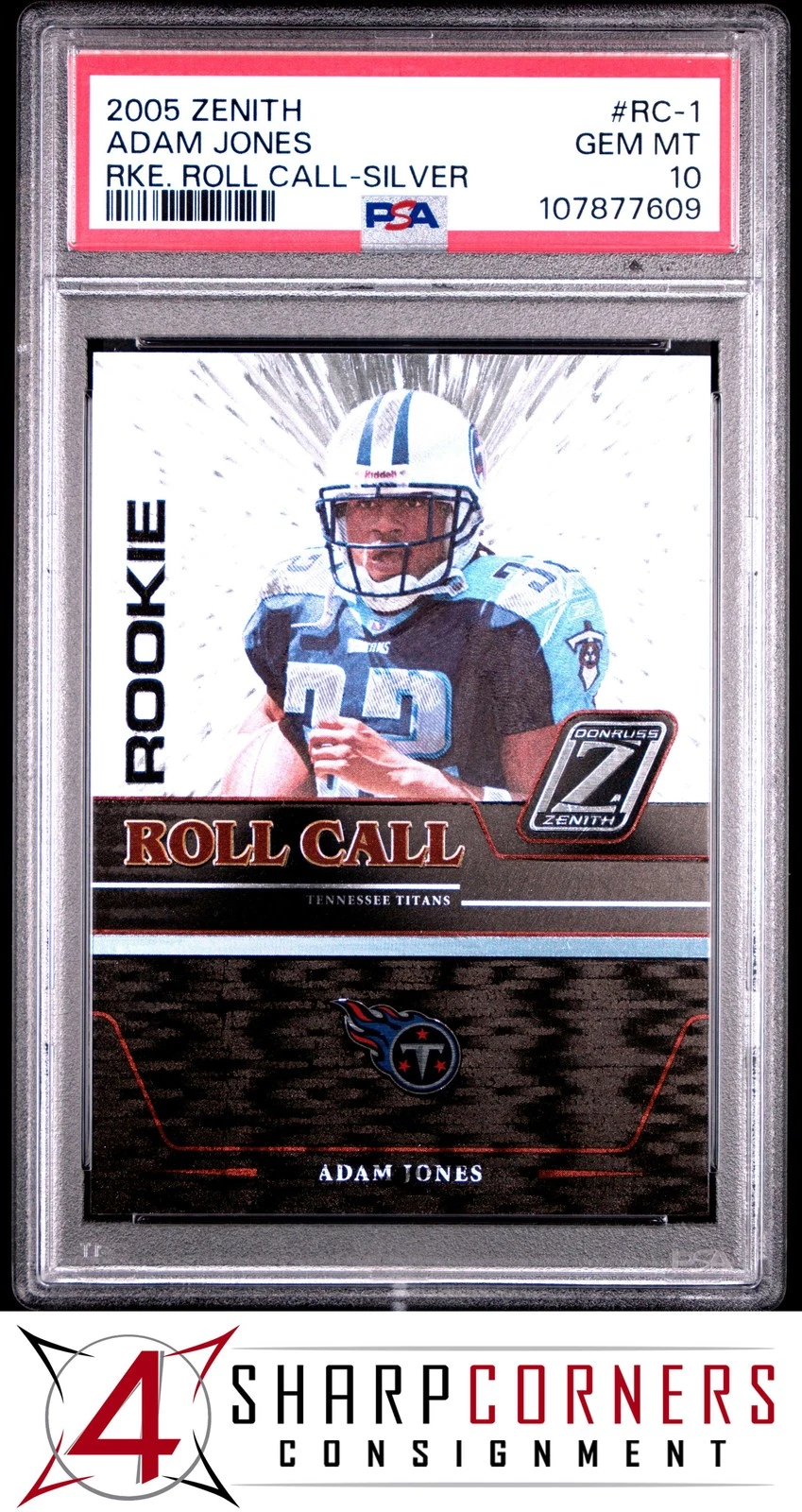 Adam Jones Zenith Rookie Roll Call #RC1 Silver