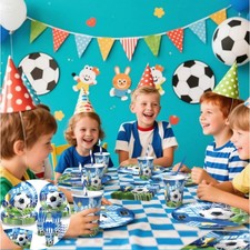 Blue Themed Children's Birthday Party And Tableware Event Wristbands