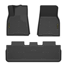 TPE All Weather Floor Mats Cargo Liners 3Pcs for Model Y 2020-2025 5-Seat