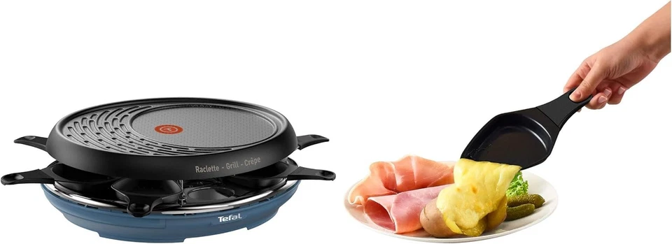 Tefal Colormania Raclette 3-in-1 Raclettegerät für Grill & Pfannkuchen, RE310401 - Bild 2 von 4