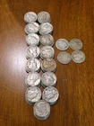75 Liberty Mercury Silver Dimes Mixed Dates 90% Silver Lot of 75 Plus 4 Barbers!