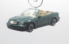 Christmas Ornament for Mercedes-Benz CLK Convertible Green