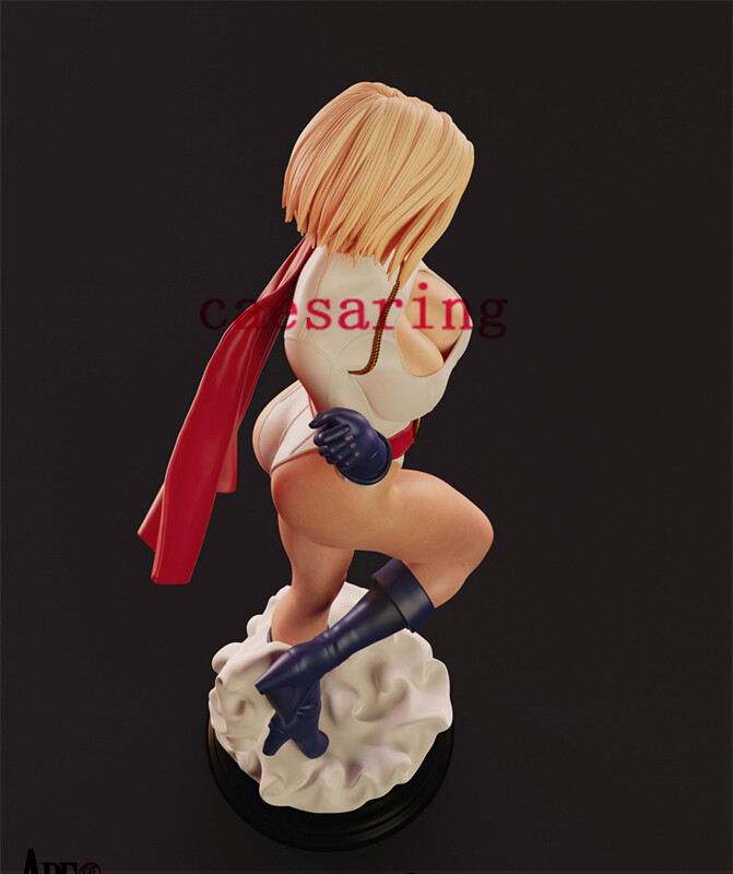 Power Girl 3D Printing Figure Unpainted Model Sculpture GK Blank Kit New Stock