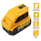 For Dewalt DCB090 USB Charging Battery Adapter Power Charger 18V 20V Portable UK