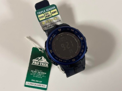 Casio Pro Trek PRG-330-2JF Solar ABC Watch 10ATM Lightweight New, unused JAPAN - Picture 13 of 13