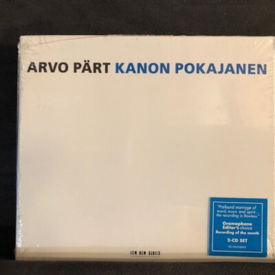Arvo Prt: Kanon Pokajanen (CD, Aug-1998, 2 Discs, ECM)