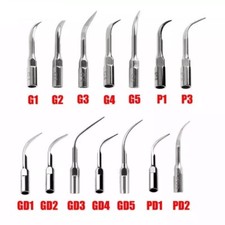 5 Dental Ultrasonic Piezo Scaler Tips for Woodpecker EMS DTE SATELEC Handpiece