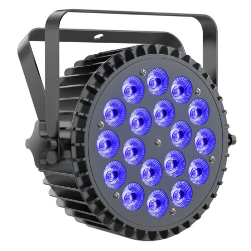 270W RGBWA+UV 18 LED Par Strahler 6in1 Bühnenlicht DMX Lichteffekte Partylicht - Bild 19 von 26