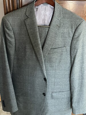 Indochino Horizontal Striped Bespoke  Luxury Suit Size 42