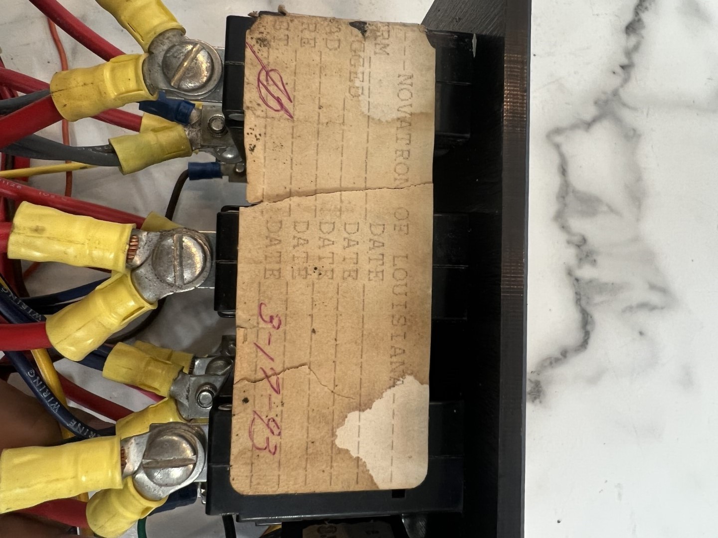 93 Crownline CR 250 Boat shore power control breaker switch panel eBay