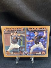 2024 Topps Update Nick Avila Erik Miller Gold Rookie Combos /2024 #US271 Giants