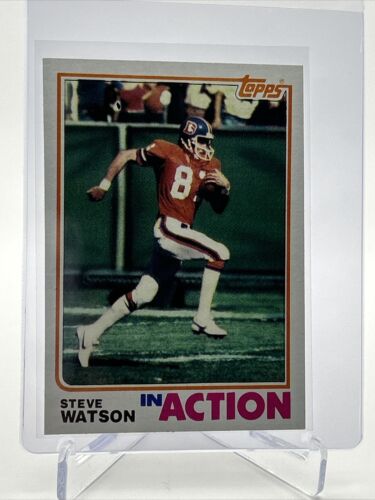 1982 Topps Steve Watson Football Card #91 NM-MT FREE SHIPPING - Picture 1 of 3