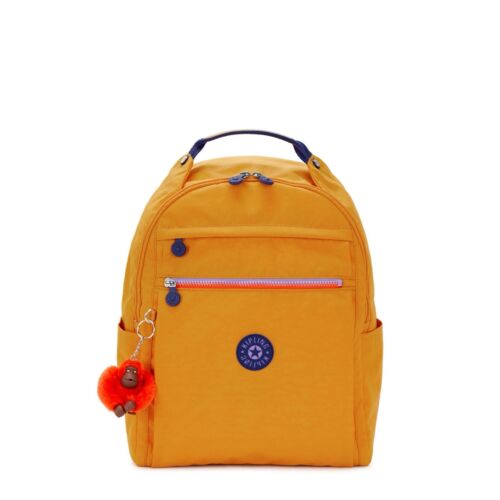 Kipling Seoul Backpack Spicy Gold Yellow Color 15" Laptop Bag NWT $139