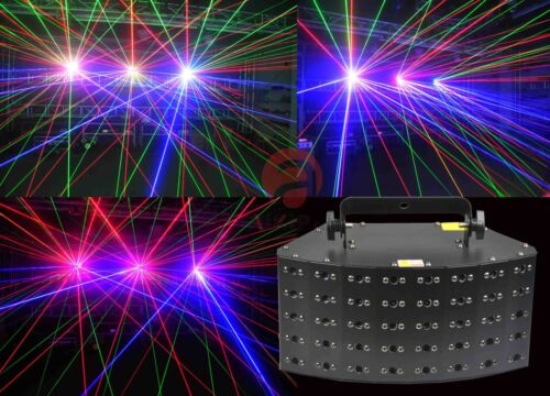 Lumière laser matricielle 40 yeux RVB pour disco DJ club événement spectacle fête scène laser - Photo 1 sur 5