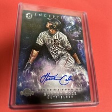 2016 Bowman Inception #PA-HC Hunter Cole Rookie Auto - On Card! San Fran Giants